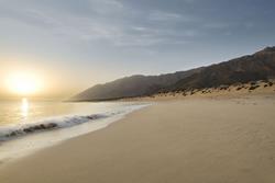 Sifawy Boutique Hotel - Sifah, Oman.. Jebel Sifah beach.